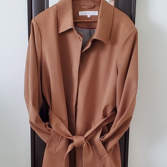 Caramel Trench Coat - Picture 1 of 4